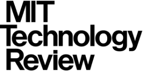 Logotipo de MIT Technology Review, referencia global en análisis tecnológico.