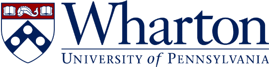 Logotipo de Wharton, escuela de negocios de la Universidad de Pensilvania.